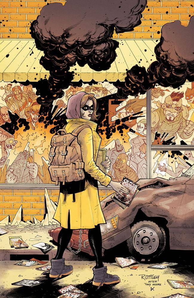 Crossover Images Ambitious New Series Lands a Walking Dead Homage Variant Cover Crossover Images Ambitious New Series Lands a Walking Dead Homage Variant Cover